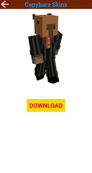 Сapybara Skins For Minecraft Screenshot 3