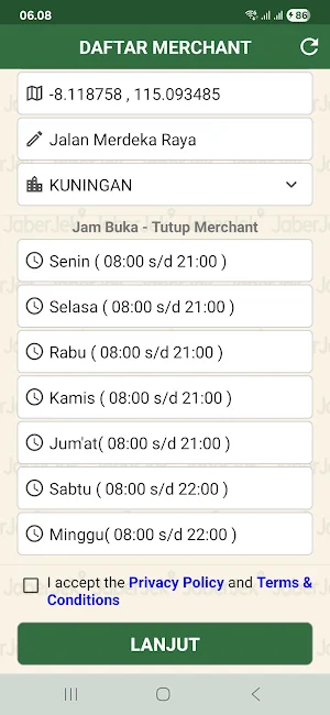 JABERJEK MERCHANT Screenshot 2