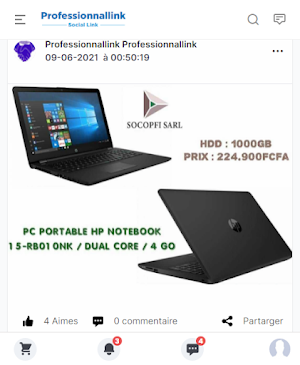 Sociallinki Lite réseau social Screenshot 3