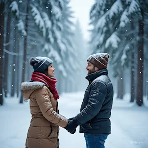 Winter Love Wallpaper Screenshot 0
