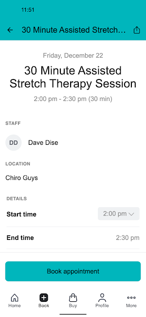 Chiro Guys RVA Screenshot 2