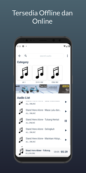 Stand Here Alone Lirik Lagu Screenshot 3