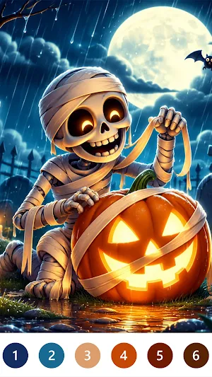 Spooky Halloween Coloring Book Screenshot 0