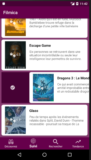 Filmica Screenshot 1