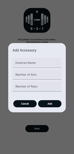 5-3-1 Program Builder Screenshot 2