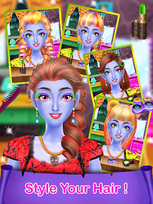 Halloween Scary Girl Makeup Salon - Free Game 2020 Screenshot 0