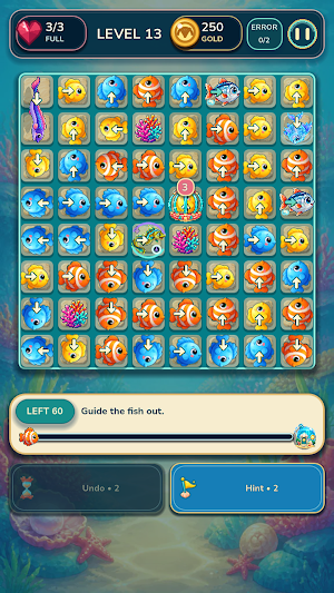 Nerafins: Fish Escape Puzzle Screenshot 2