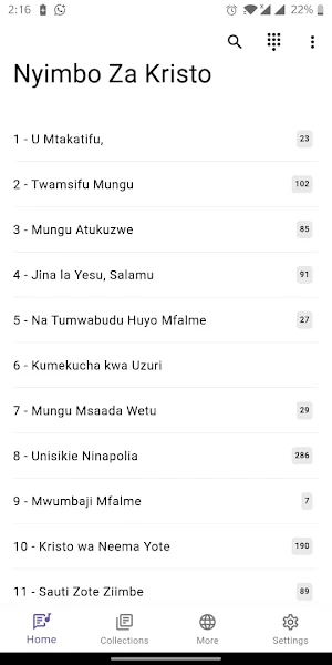 Nyimbo Za Kristo Screenshot 0