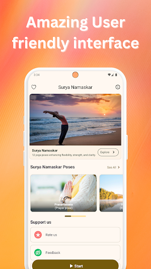 Surya Namaskar - Stretch App Screenshot 0