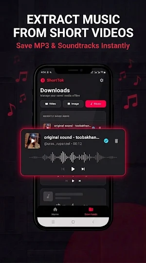 ShortTok Video & Audio Saver Screenshot 3