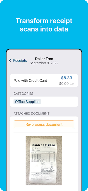 Shoeboxed Receipt Scanner App Screenshot 0