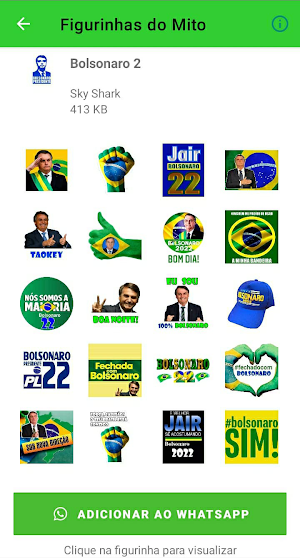 Figurinhas do MITO | Bolsonaro Screenshot 2