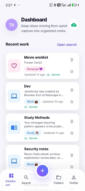 ThinkNote Screenshot 0