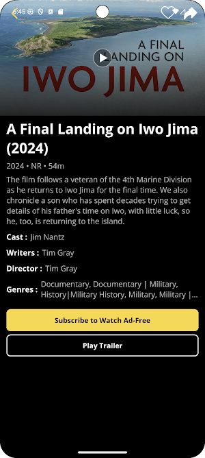 History TV Channel Screenshot 1