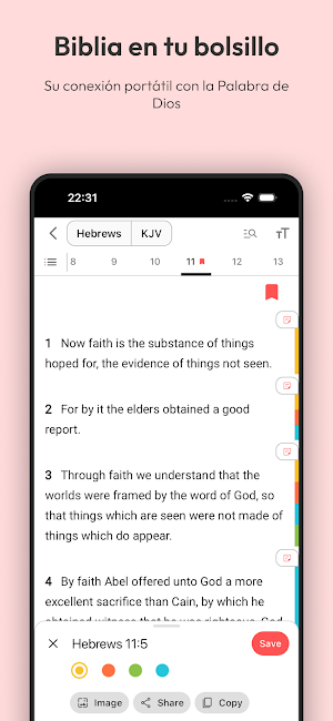 Biblia Reina Valera Spanish Screenshot 1