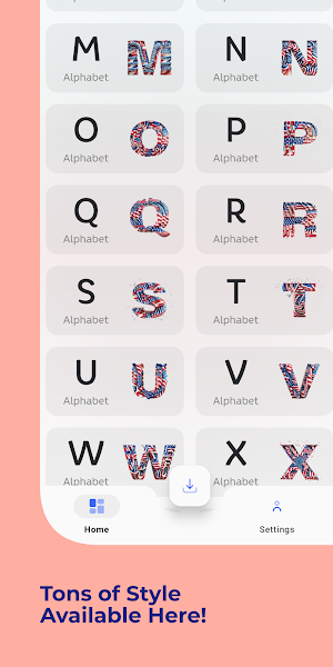 USA Flag Alphabet Master : DP Screenshot 1