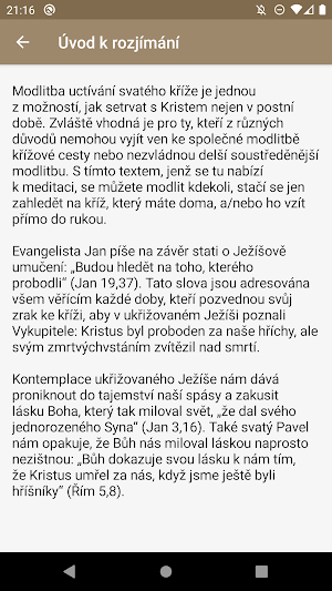 Rozjímání o Kristově utrpení Screenshot 1
