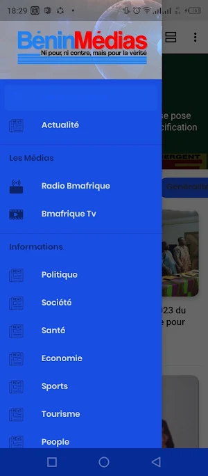 BéninMédias Actualité du Bénin Screenshot 1