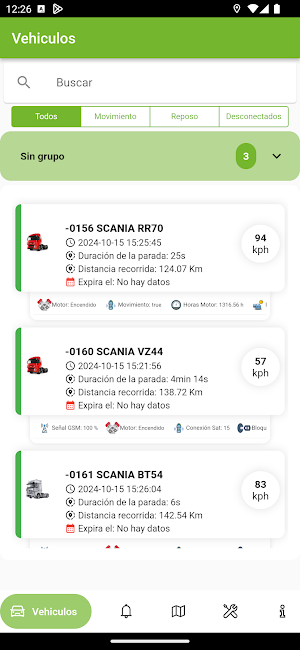 GPS Marchant Screenshot 1
