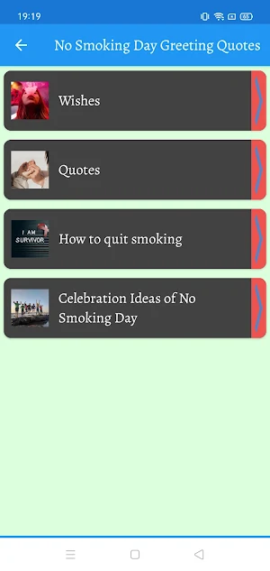 No Smoking Day:Quotes & Editor Screenshot 1