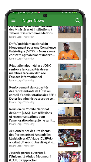 Niger Actualités – Niger News Screenshot 1