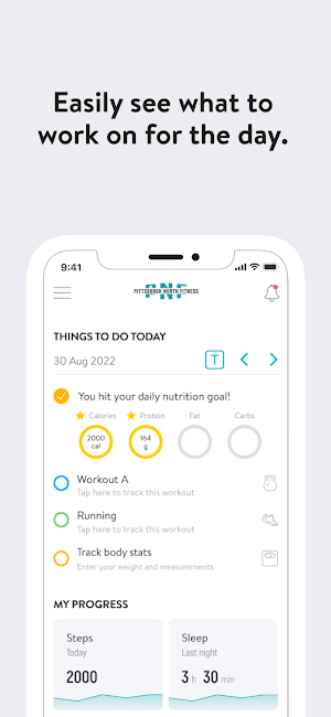 Pittsburgh North Fitness App Screenshot 1