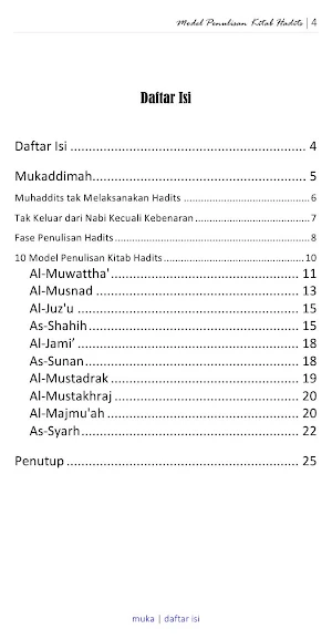 Model Penulisan Kitab Hadits Screenshot 1
