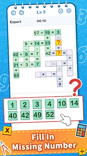 Cross Math - Math Game Screenshot 1