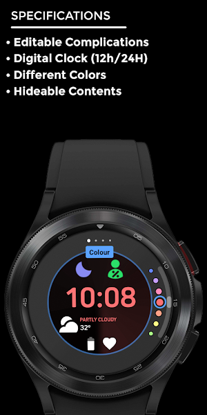 Night 31 - watch face Screenshot 3
