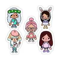Toca Boca Stickers Ideas