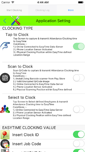 EasyTime V8 Screenshot 2