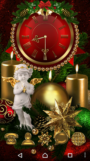 Merry Christmas Clock Widget Screenshot 1