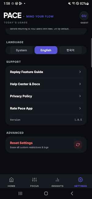 PACE - Shorts Auto Scroll Screenshot 3