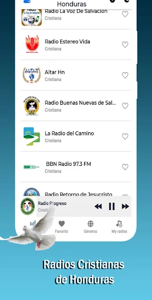 Radios Cristianas de Honduras Screenshot 2