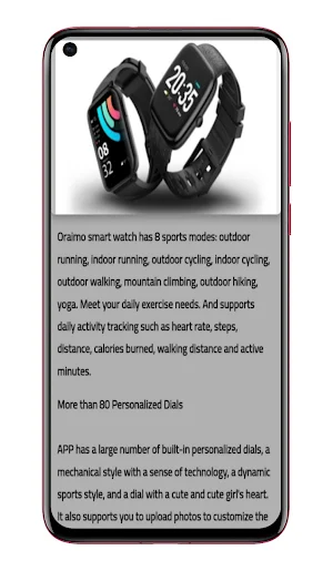 Oraimo watch Pro Guide Screenshot 0