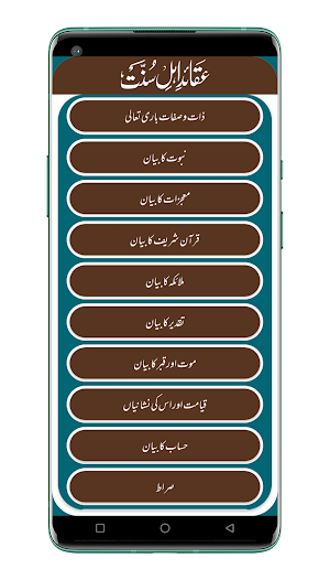 Bunyadi Aqaid Aur Mamolat Screenshot 2