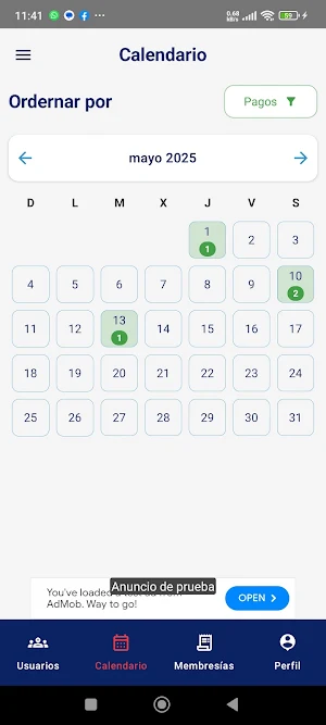 Gym Manager Screenshot 1