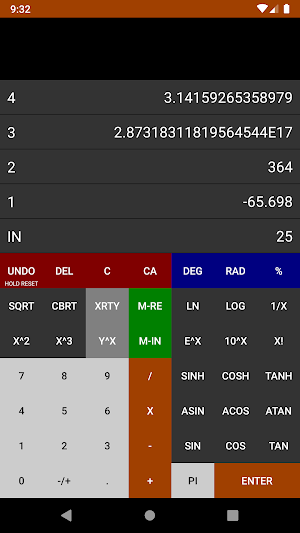 RPN Dominator Calculator Screenshot 0