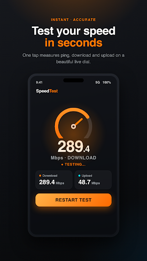Internet Speed Test Pro Screenshot 0