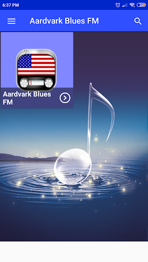 aardvark blues fm App USA Screenshot 1
