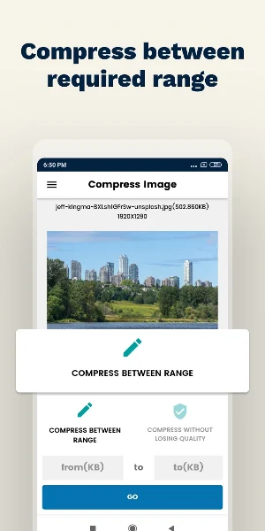 Quality Image Compressor Screenshot 0