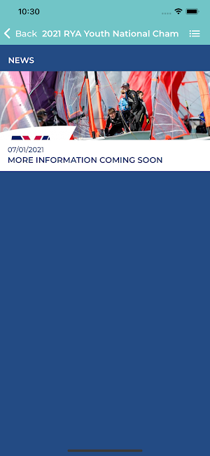 RYA Youth  Nationals Screenshot 2