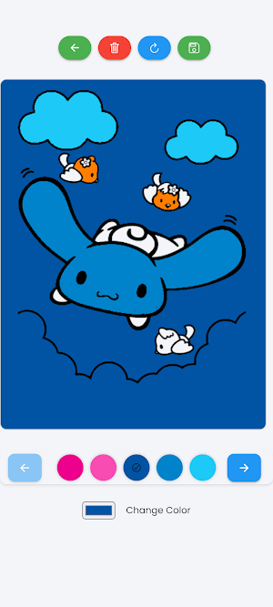 Cinnamoroll Sanrio coloring Screenshot 1