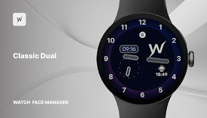 Classic Dual Watch Face Screenshot 0