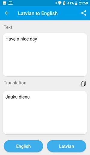 Latvian - English Translator 2021 Screenshot 1
