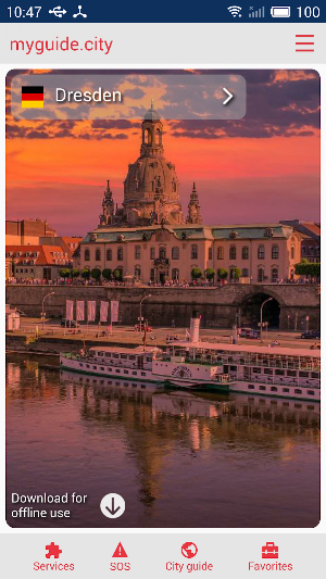 Dresden city guide Screenshot 0