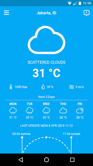 Weather Widget & Forecast Screenshot 3