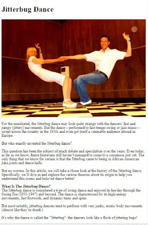 How to Dance the Jitterbug Screenshot 2