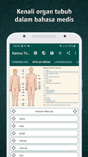 Kamus Terminologi Dasar Screenshot 1