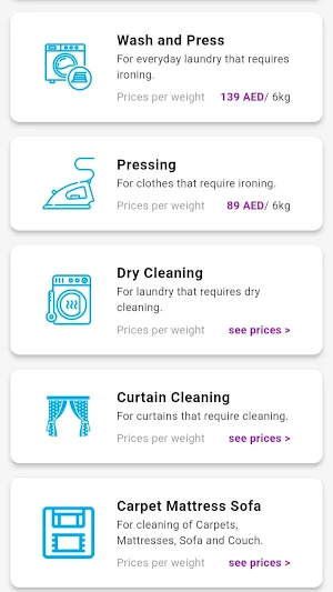 Laundry Service Screenshot 2